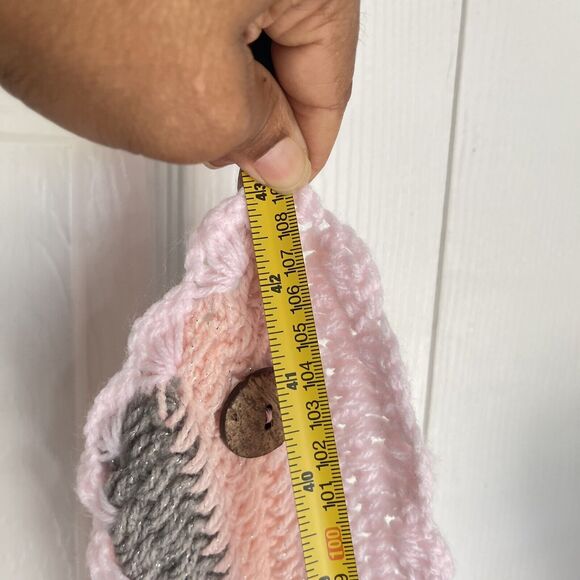 Crochet Cable Knit Scarf Shawl Neck Multicolor Warmer Scarf - Picture 8 of 13